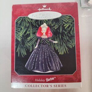 Hallmark Keepsake Ornament Holiday Barbie 1998 Collector's Series Christmas